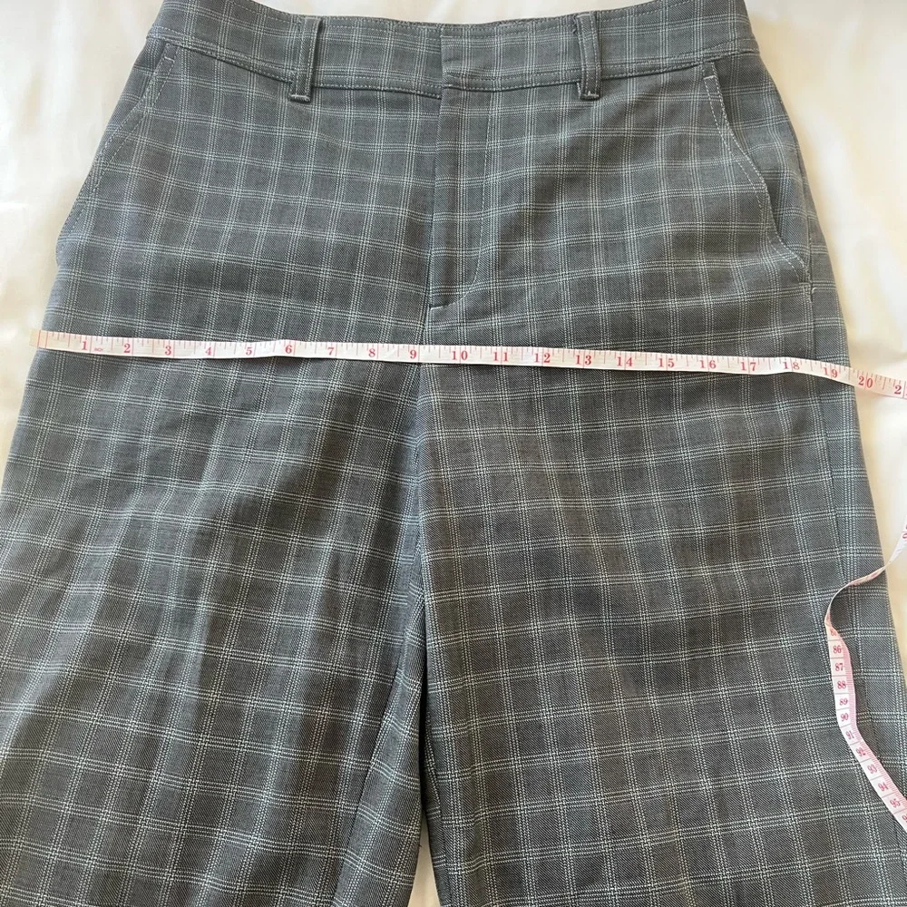 Club Monaco cropped check trouser. Size 6. Women’s Enamel Ring Pant. - Picture 9 of 11